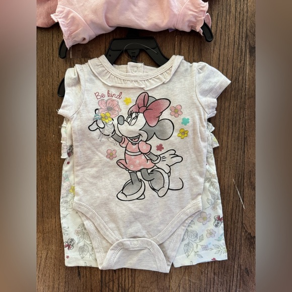 Disney Minnie Mouse Pink Kids Outfit Set - Picture 4 of 6